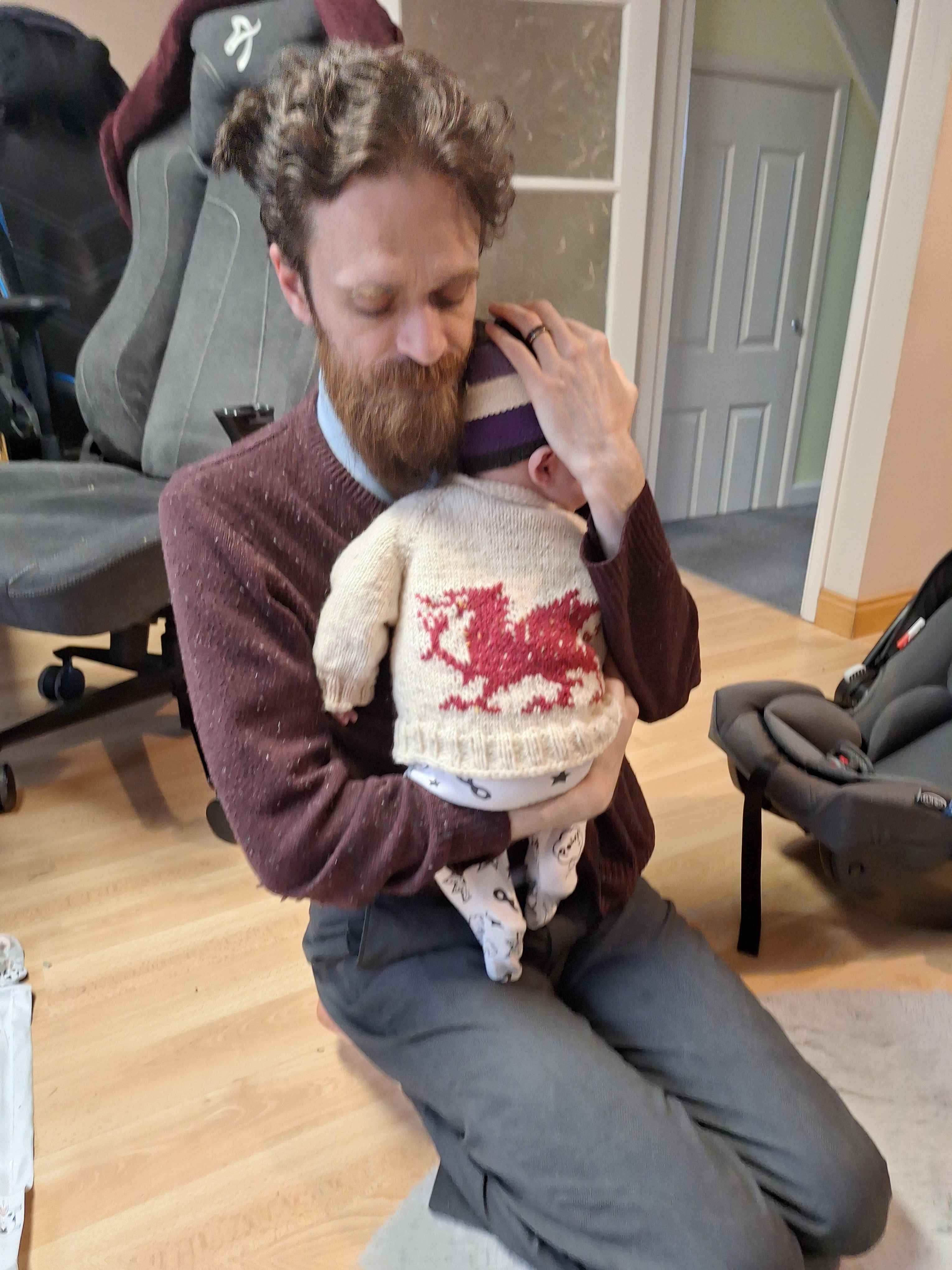 Knitted by Aunty Gillian